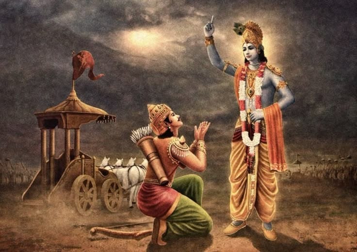 Arjun & Shree krishna