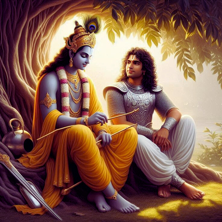 SHREE KRISHNA AND ARJUN