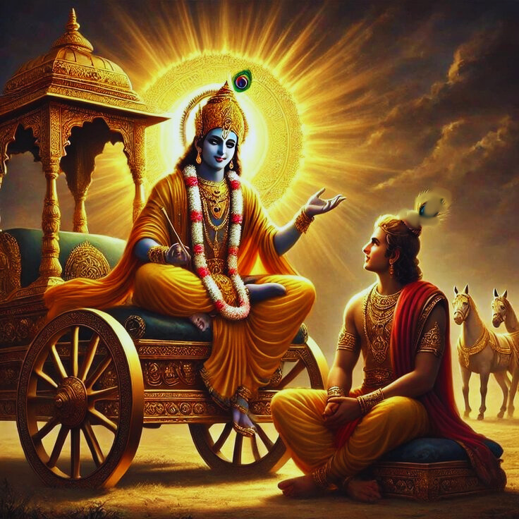 SHREE KRISHNA AND ARJUN